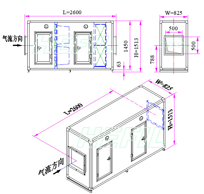 hacv 化学树脂空气过滤器    ◆  hach v型活性炭过滤器